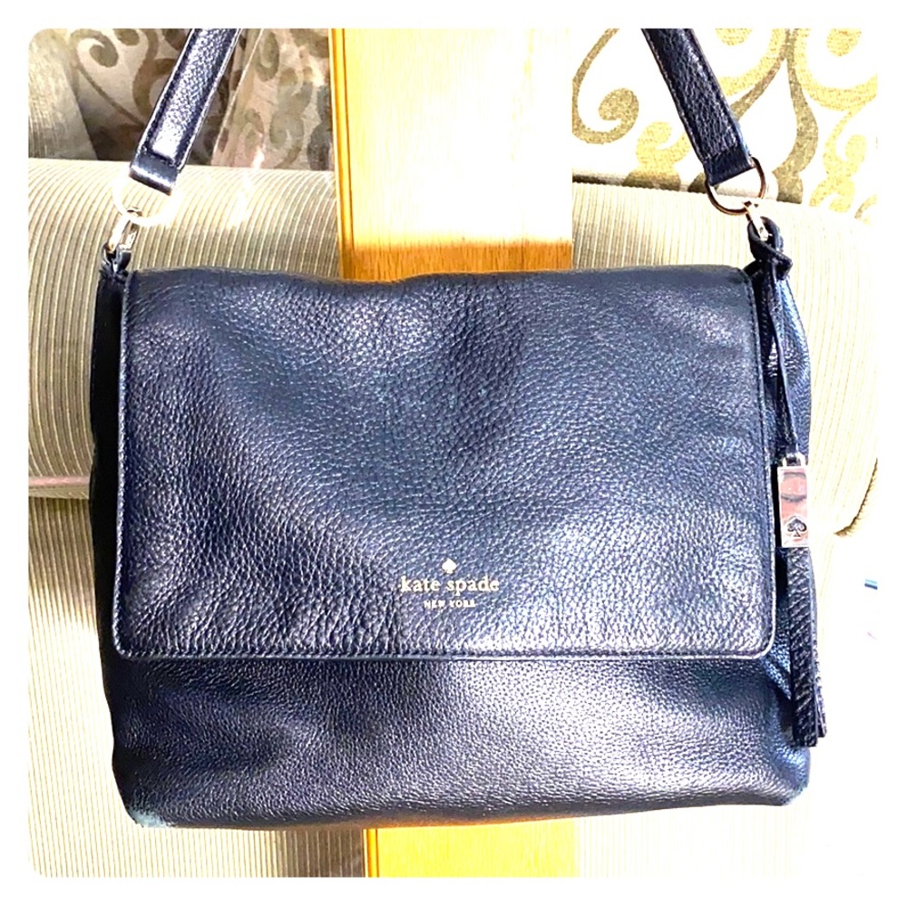 kate spade Black Leather Crossbody Bag